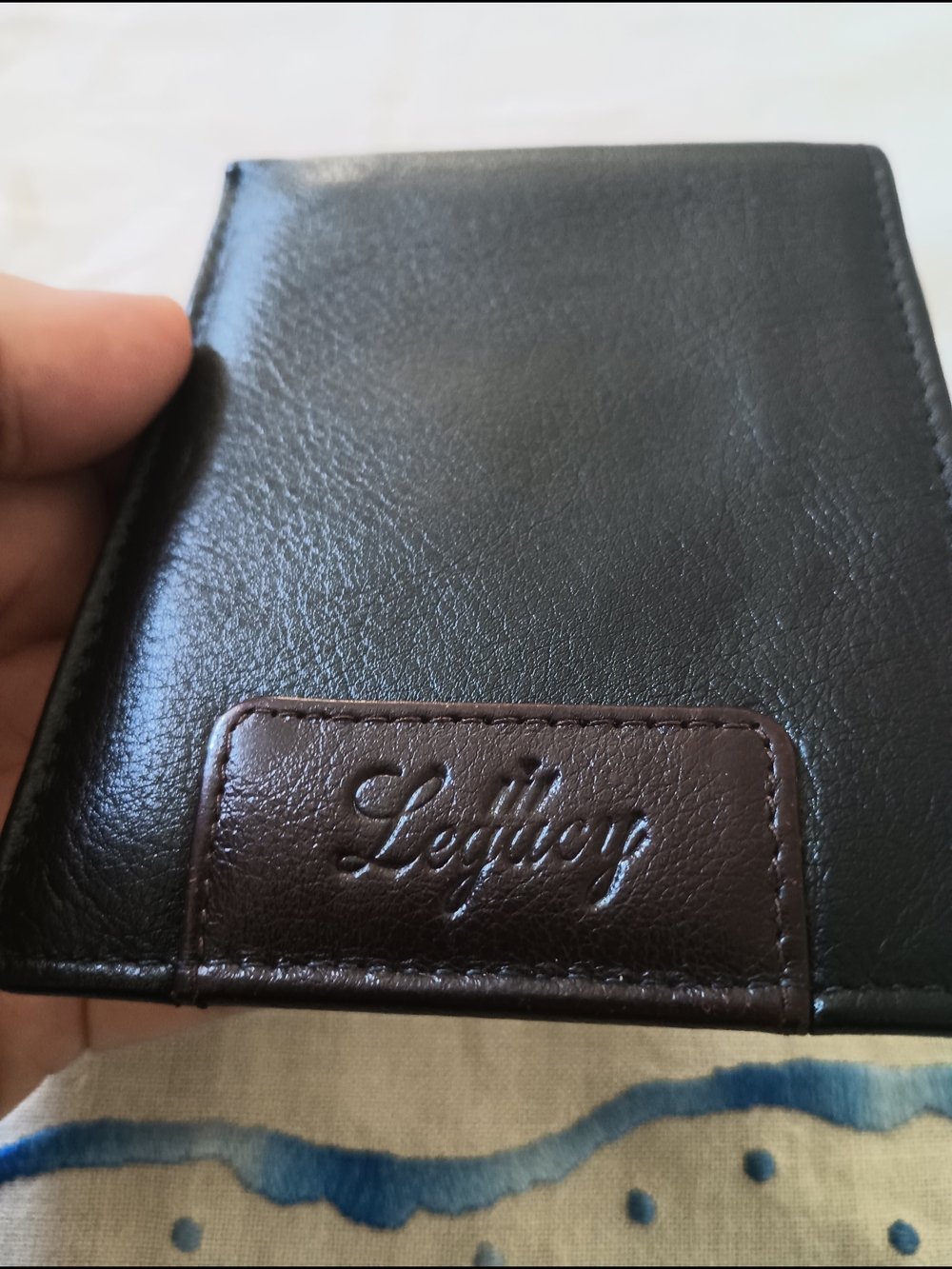 Black & Brown Men's Leather Wallet